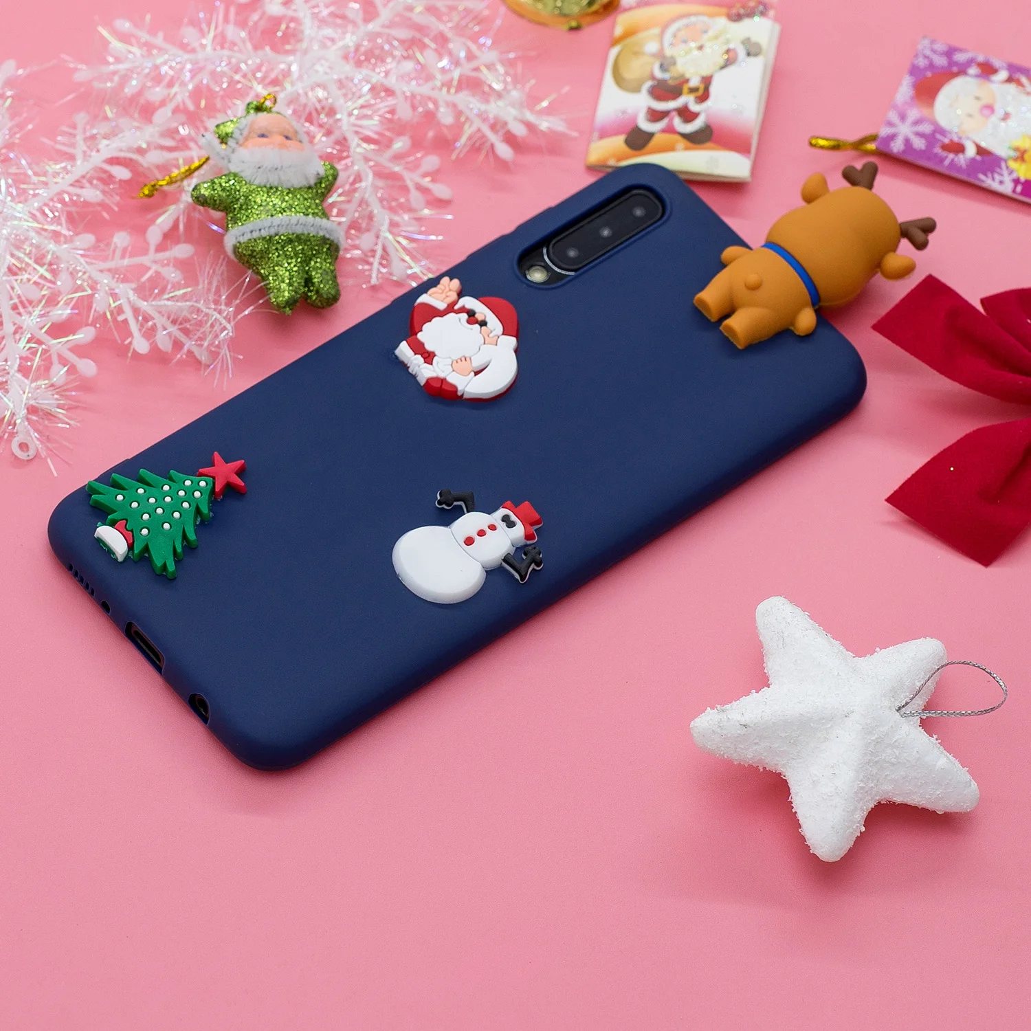 Милый чехол для телефона с Санта Клаусом для huawei P30 Pro P30 Lite, силиконовый мягкий чехол из ТПУ для huawei P Smart, чехол s Coque