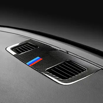 

Anti scratch Air Vent Outlet Cover Decal Decor Carbon Fiber For BMW E90 E92 3 Series 05-12