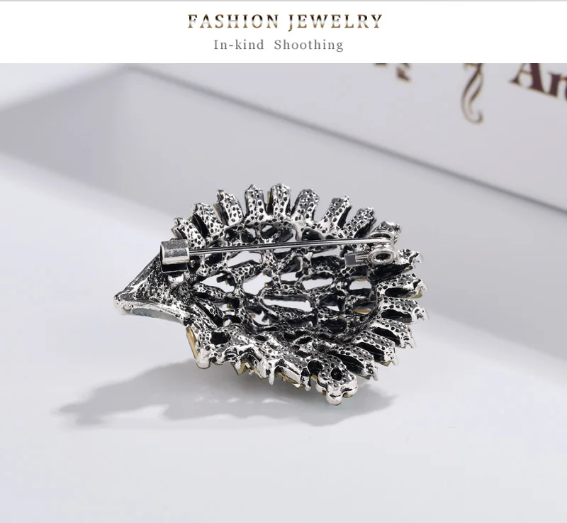 Дикая эмаль Ежик Броши Porcupine Pin дети пальто для сумки, бейджи модные ювелирные изделия милые животные Брошь унисекс броши