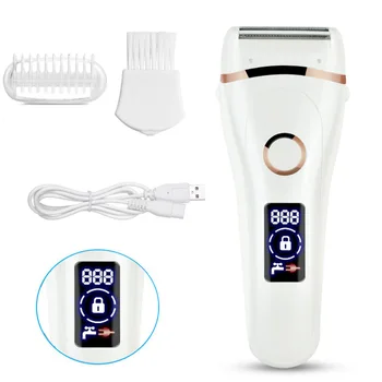 

Professional Painless Hair Removal Kit Laser USB Rechargeable Touch Epilator Women Body Hair Remover Face Leg Bikini Hand Shaver