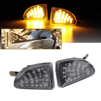 

2Pcs Flowing Dynamic LED Side Marker Light Turn Signal Light for Mercedes Smart Fortwo W451