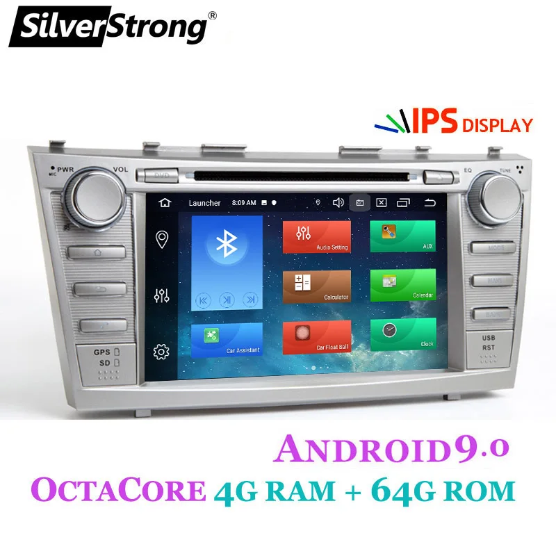 SilverStrong Android9.0 4G Car DVD 2DIN for TOYOTA CAMRY V40 AURION OctaCore 32GB DSP option 2007 2