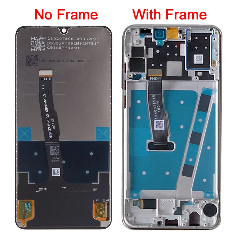 Оригинальный P30 Lite LCD для Huawei с рамкой дигитайзер сборка Nova 4e MAR LX1M TL00 дисплей
