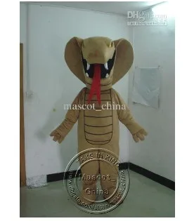 

new animal cute snake cobra Mascot Costume Christmas Fancy Dress Halloween Mascot Costume Free Ship