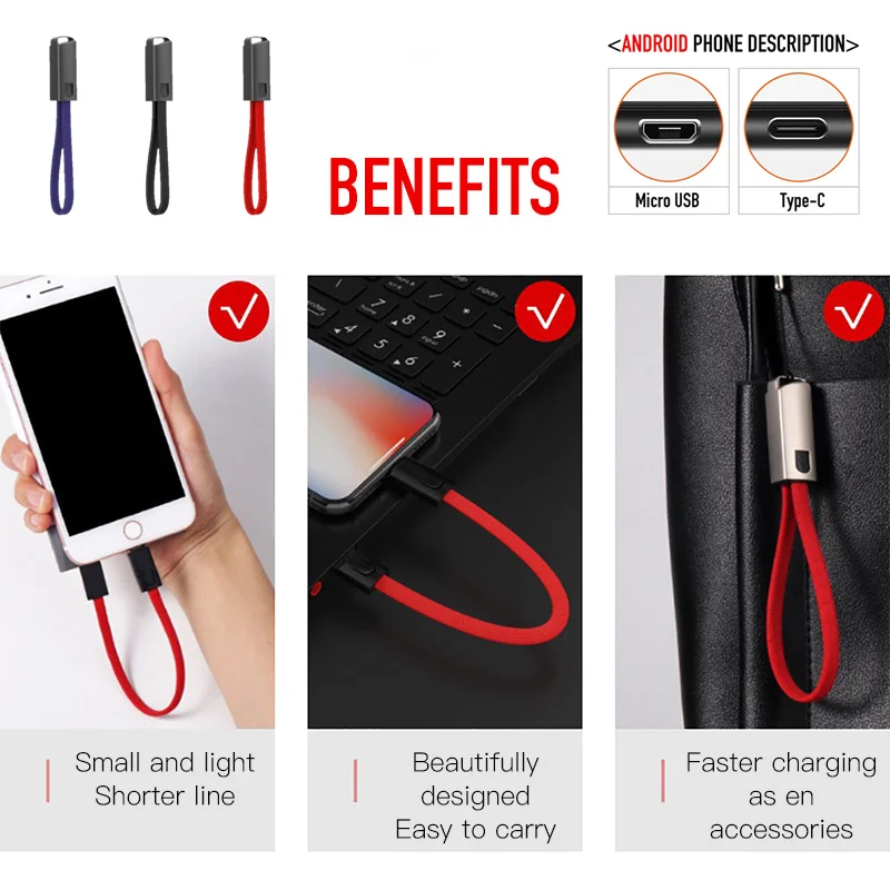 Многофункциональный usb-кабель для зарядки huawei/type C/Micro, аксессуар для ключей, портативный usb-кабель для зарядки и синхронизации данных, зарядное устройство