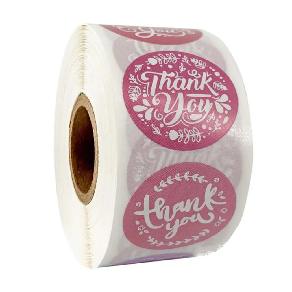 500/рулон Диаметр 2 5 см Спасибо Этикетки для выпечки украшения запечатывания