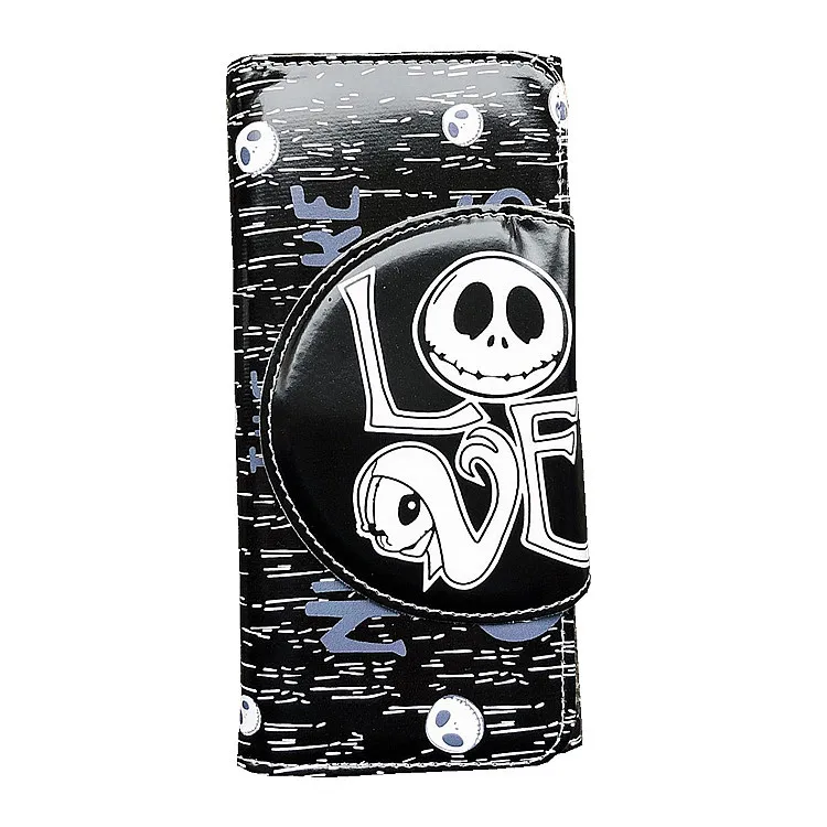 IVYYE Jack, Рождественская мода, аниме, ПУ, Длинный кошелек, мягкая сумка для денег, на молнии, для монет, сумочка, повседневные кошельки, для карт, унисекс, Новинка - Цвет: see chart