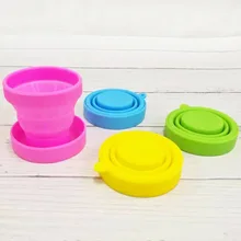 Дорожная чашка из нержавеющей стали, силиконовые выдвижные складные чашки, телескопические складные кофейные чашки для спорта на открытом воздухе, чашка для воды