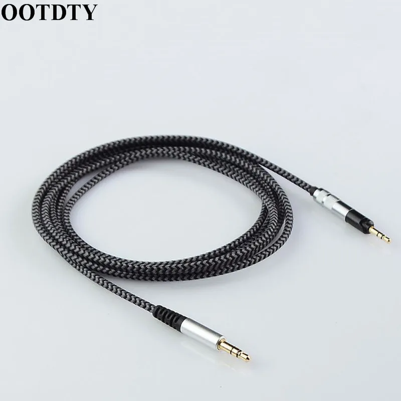 OOTDTY Замена 1,4 м/1,8 м нейлоновый тканый кабель для наушников HD598 HD558 HD518 HD595