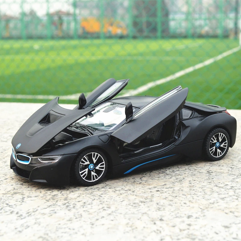 RASTAR 1:24 BMW I8 alloy car model Diecasts & Toy Vehicles Collect gifts Non-remote control type transport toy
