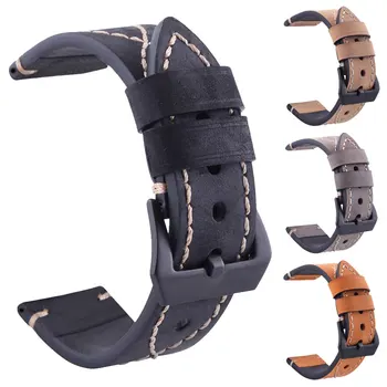 

20 22MM PU Leather Sports Wriststrap Bracelet Strap For Huawei Watch 2 Pro Classic GT Belt Honor Magic Replacement Watch Band