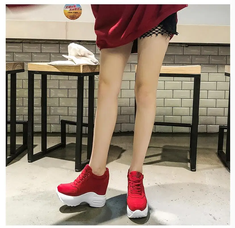 10cm Platform Wedge Sneakers - true-deals-club