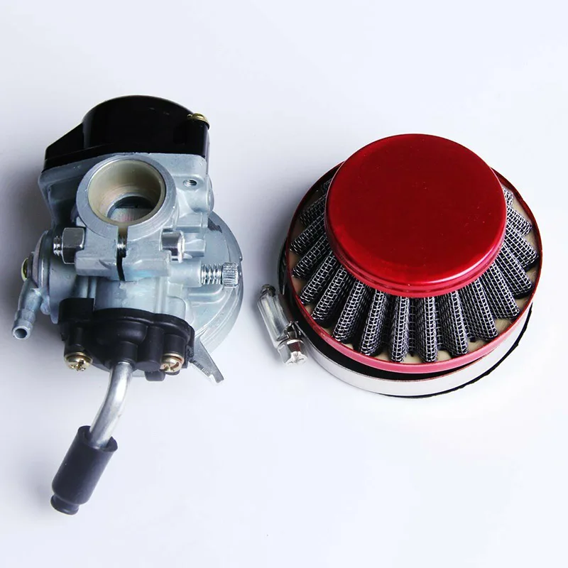 2* мотоцикла карбюратор детали воздушного фильтра Комплект для 49cc 50cc 60cc 66cc 80cc