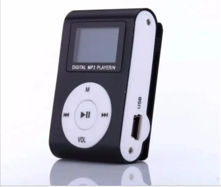 Портативный мини MP3 плеер мини LCD экран MP3 плеер Музыкальный плеер Поддержка объемом до 32 Гб TF карты