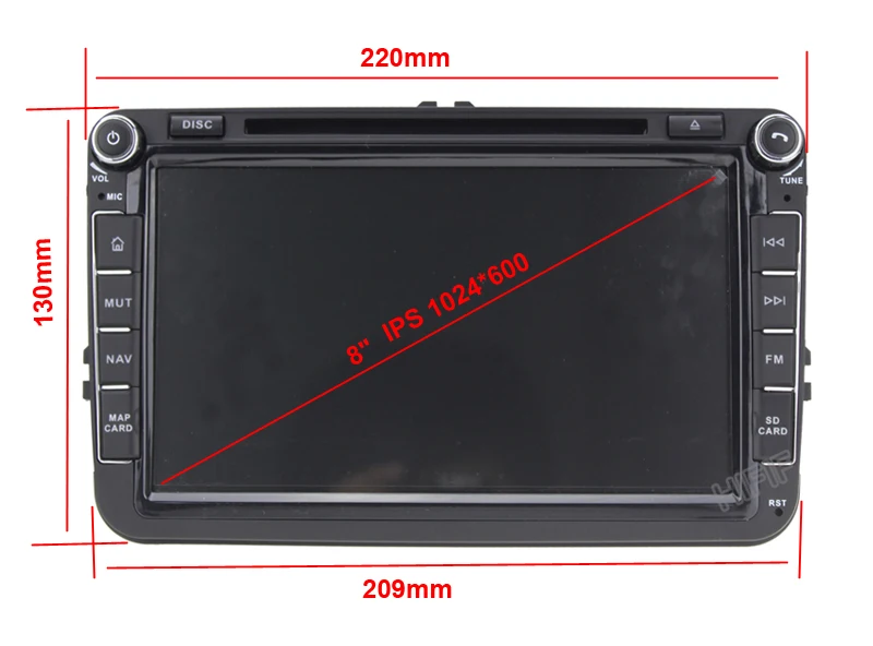 Perfect Android 9.0 Auto Radio Car DVD Player for Volkswagen VW GOLF PASSAT B6 JETTA POLO CC TIGUAN OCTAVIA T5 Gps Navigation Multimedia 0