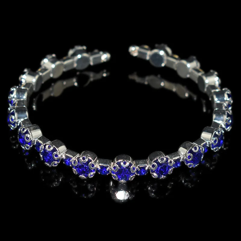 Crystal Bracelets Fashion Gold Plated Silver Plated Crystal Cuff Bracelets & Bangles Rhinestone Charm Bracelets for Women Girls Bridal Jewelry,bangle bracelet,crystal bracelets