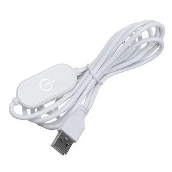 

CLAITE DC5V 1.2M USB For-touch Dimmer Light Switch with/without Indicator Light for LED Strip Table Lamp