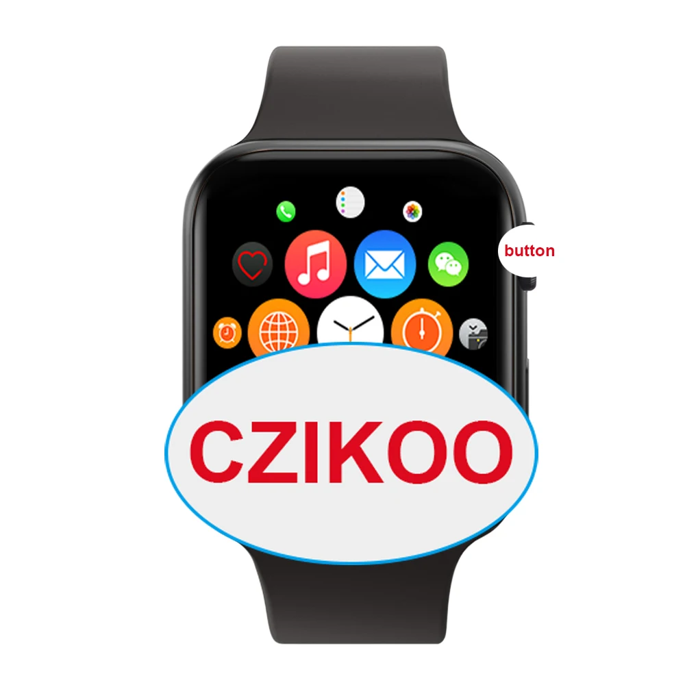 

Smart Watch 4 Heart Rate 1:1 Smart Watch case for apple iPhone Android phone IWO 5 6 12 8 upgrade Smartwatch 42mm