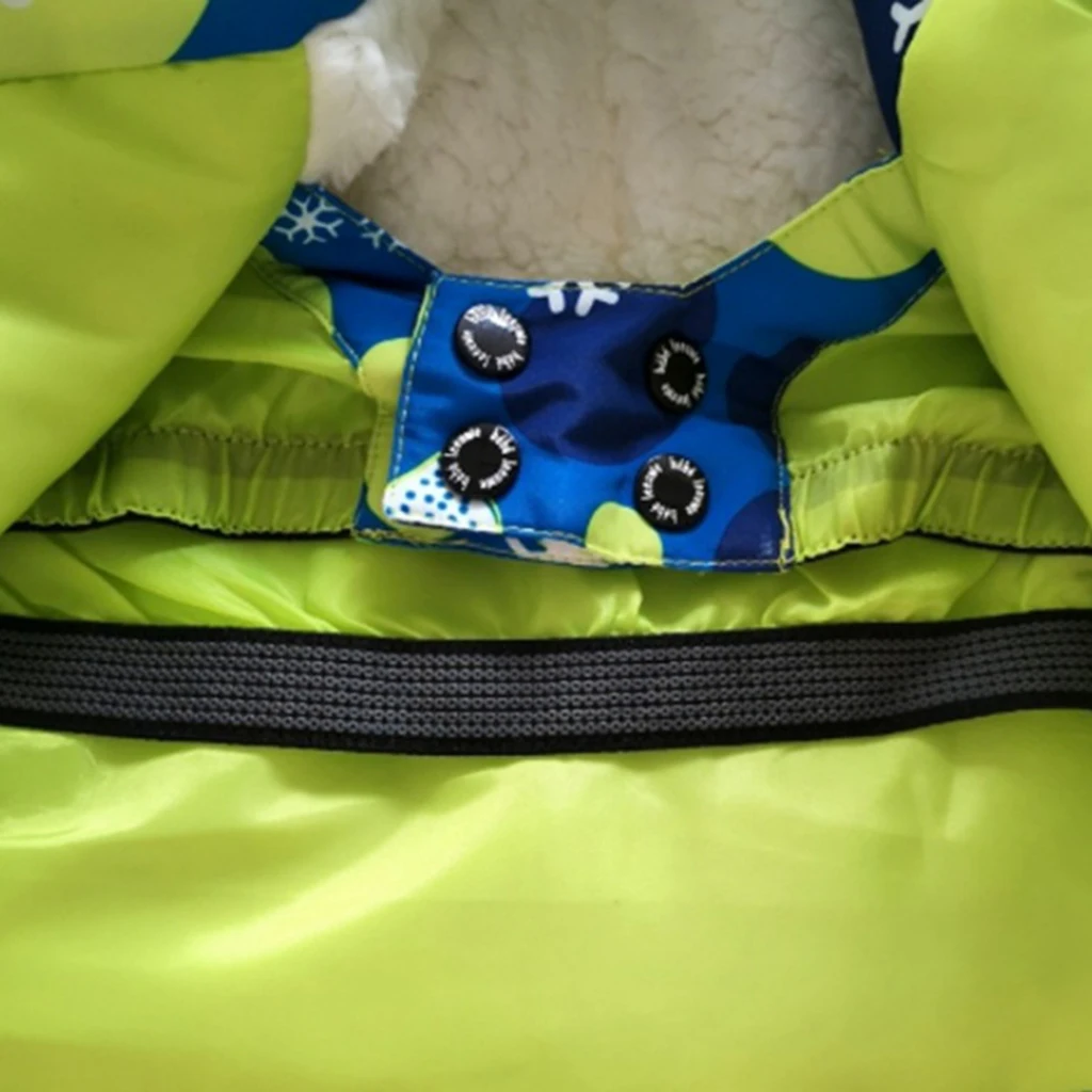 Лыжный костюм из 2 предметов для мальчиков и девочек, зимний комбинезон, теплая дождевая/зимняя куртка/комбинезон, комбинезон, костюм, комплект одежды для детей, зимний комбинезон