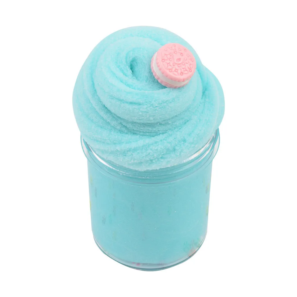 Mixing Color Ice Cream Cloud Clay With Accessories Slime Kids Clay Toys Girly Heart Pinch Fun decompressed cloud mud #B