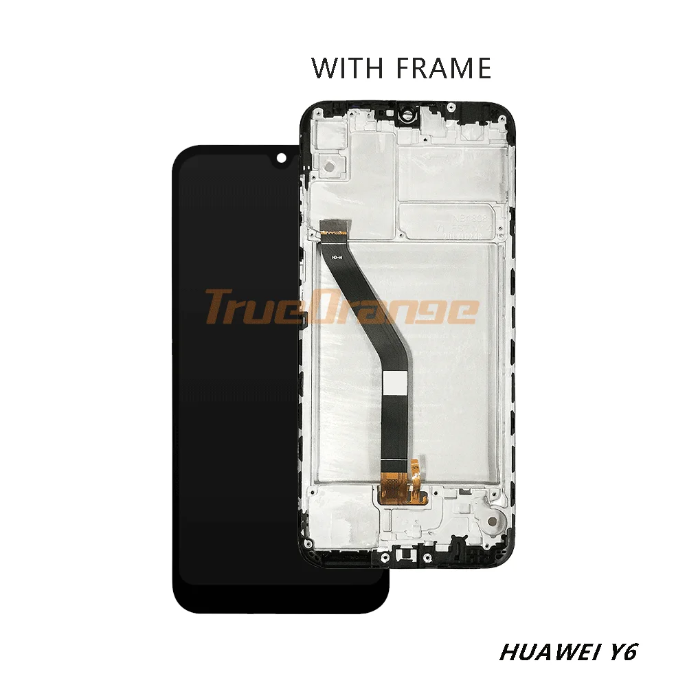 ЖК дисплей 6 09 дюйма с рамкой для Huawei Y6 2019 Pro сенсорный экран дигитайзером в сборе