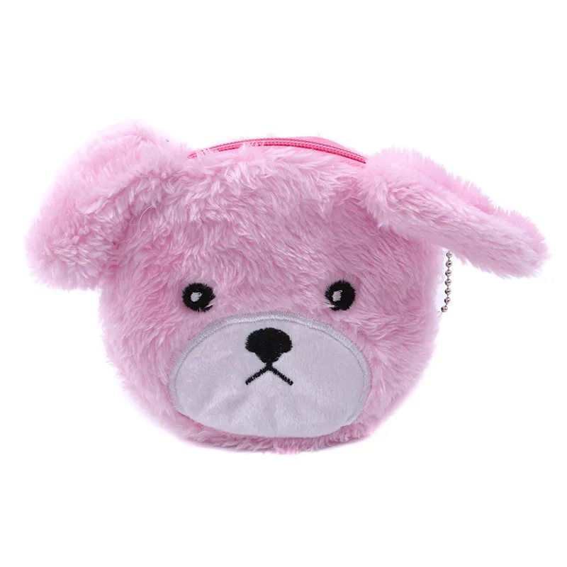 

Fashion Cute Plush Dogs Lady Girl's Gift Coin Purse Hand Small Coin Wallet Pouch Key Chain Pendant Coin Bag