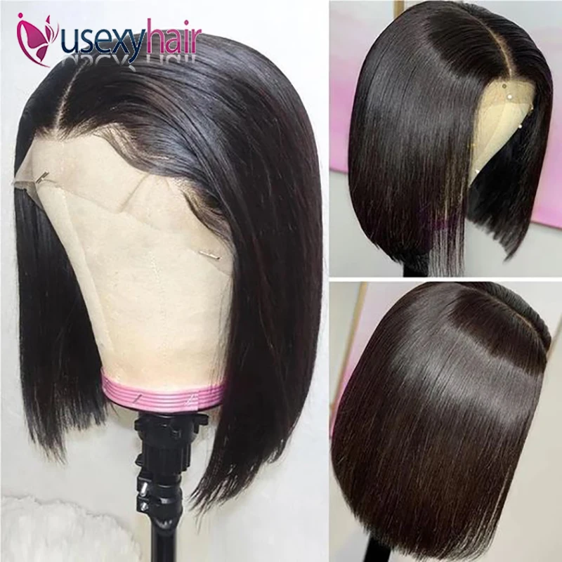 Bob-Lace-Front-Wigs-Human-Hair-13X4-Pre-Plucked-613-Blonde-Short-Bob-Wigs-For-Black