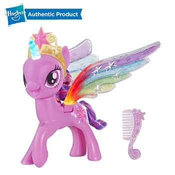 

Hasbro My Little Pony Rainbow Wings Twilight Sparkle Pony Figure With Lights and Moving Wings Top Birthday Gifts For Kids