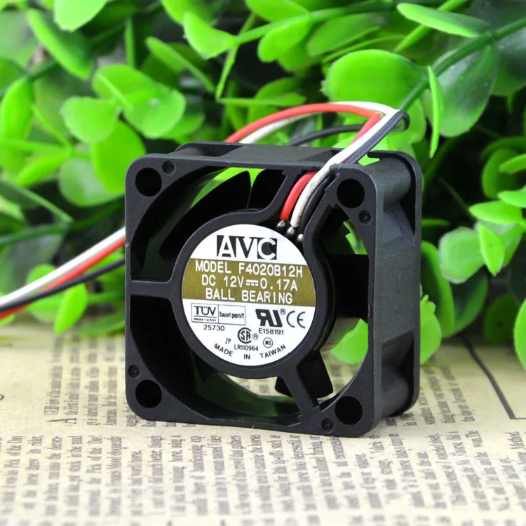 Оригинальный Для AVC F4020B12H 12V 0.17A 40204 см 2 шт/комплект-линии в форме ручки с двумя