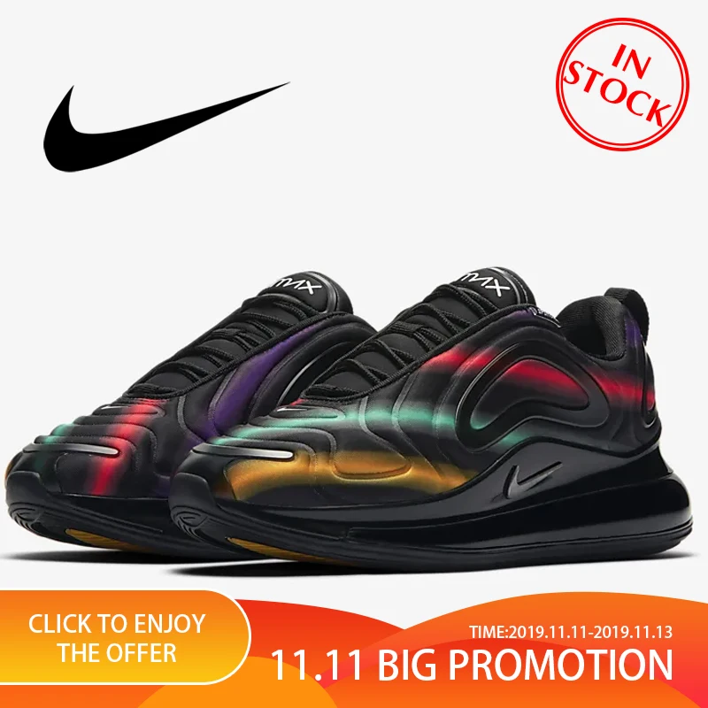 

Nike Air Max 720 Women's Running Shoes Original Nike Breathable Athletic Sports Sneakers Comfortable Fashion 2019 New AR9293-102