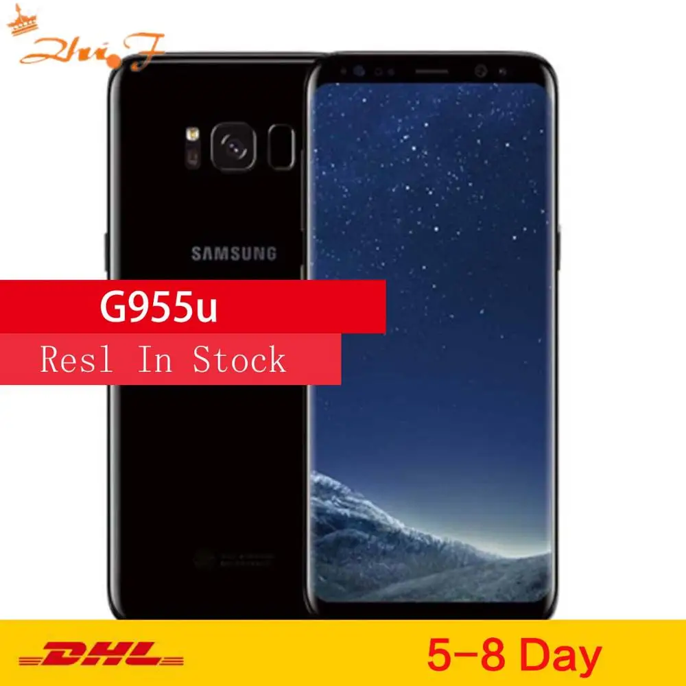 Оригинальный Android телефон Samsung Galaxy S8+ S8 Plus G955U разблокированный LTE восьмиядерный