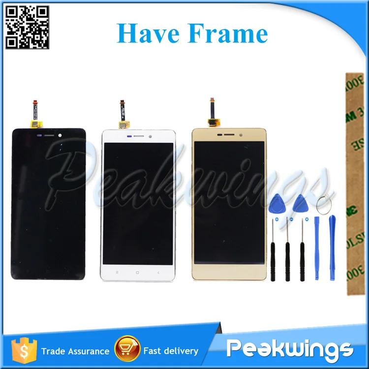 

100% Tested LCD Display For Xiaomi Redmi 3/3S LCD Display Screen With Touch Sensor Assembly