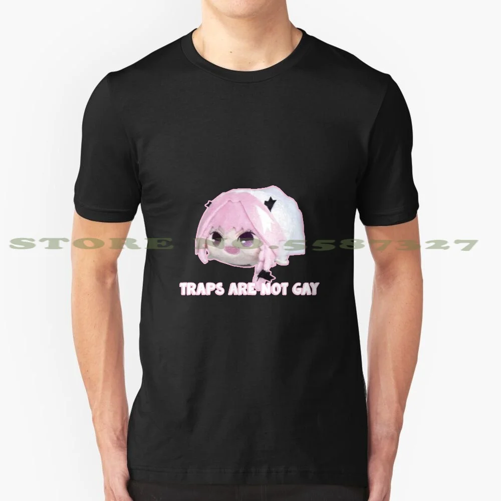 Забавная летняя футболка с ловушками для мужчин и женщин Astolfo Bean Plushie ловушки не