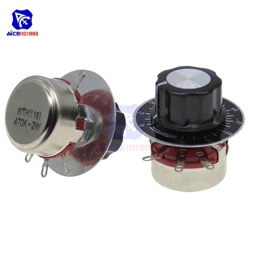 470R-470K Ohm 3Pin Linear Taper Rotary Potentiometer Variable Resistor for Arduino linear potentiometer,rotary potentiometer