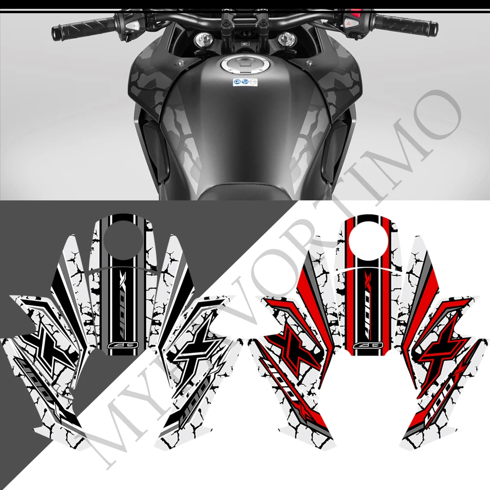 For Honda CB400X CB 400X Protection Tank Pad Sticker Decal Emblem Trunk Luggage Fairing Fender Fuel Oil Kit Knee for honda cb400x cb 400x protection tank pad sticker decal emblem trunk luggage fairing fender fuel oil kit knee