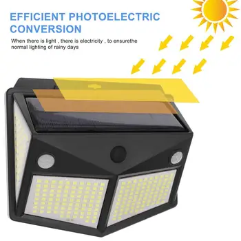 

Solar Lights Outdoor Wireless 260 LED Motion Sensor Light Waterproof Solar Lamp Security Light for Yard Garage Garden Decoration