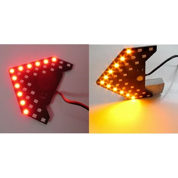 

2Pcs 33-SMD Sequential LED Arrows for Car Side Mirror Turn Signal Lights