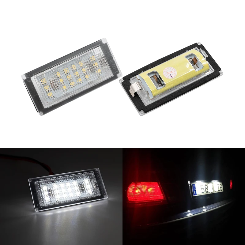 BMW E46 2004-2006 & M3 Coupe License Number Plate 18 LED Light Bulbs Lamps