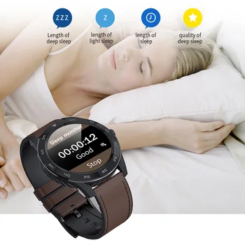 

Smart Watch IP68 Waterproof 1.3inch Full Round HD Screen Anti-lost Music Control Smartwatch Fitness Tracker