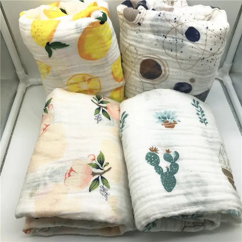 

baby blanket cotton baby muslin swaddle blanket quality better than Aden Anais Baby bath towel cotton Blanket Infant Wrap