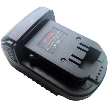 

Hot MT20ML Converter Adapter for Makita 18V Li-Ion Battery BL1830 BL1860 BL1815 Convert for Milwaukee M18 with USB Charger