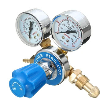 

Argon Oxygen/Acetylene Regulator Reducer Mig Flow Meter Pressure Gas Solid Brass Welding Fit Victor Gas Torch Cutting