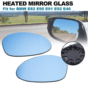 

Set Side mirror Pair Automotive Exterior For BMW E82 E90 E91 E92 E46 Electric Wing Replacement
