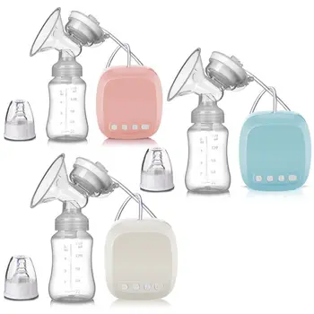 

Electric Breast Pump Automatic Milker with Bottle Nipple Suction Milk Extractor F3ME