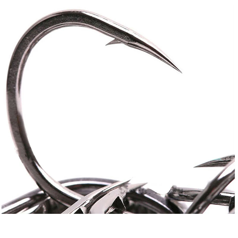 

High Carbon Steel Fish Hook Barbed 50-100PCS 3#-16# Series In Fly Fishhooks Worm Pond Fishing Bait Holder Jig Hole Accessories