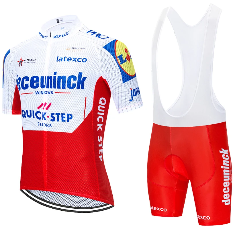 2020 красная велосипедная майка QUICKSTEP одежда штаны 20D mtb Ropa мужская летняя
