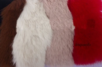 

2200g big rabbit fur artificial rabbit plush garment fabric from stock