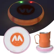 USB подогреватель чашки коврик для нагревания напитков кружка коврик термостойкая электрическая изоляция подставка сохраняет напиток теплый нагреватель кружки коврик для рабочего стола