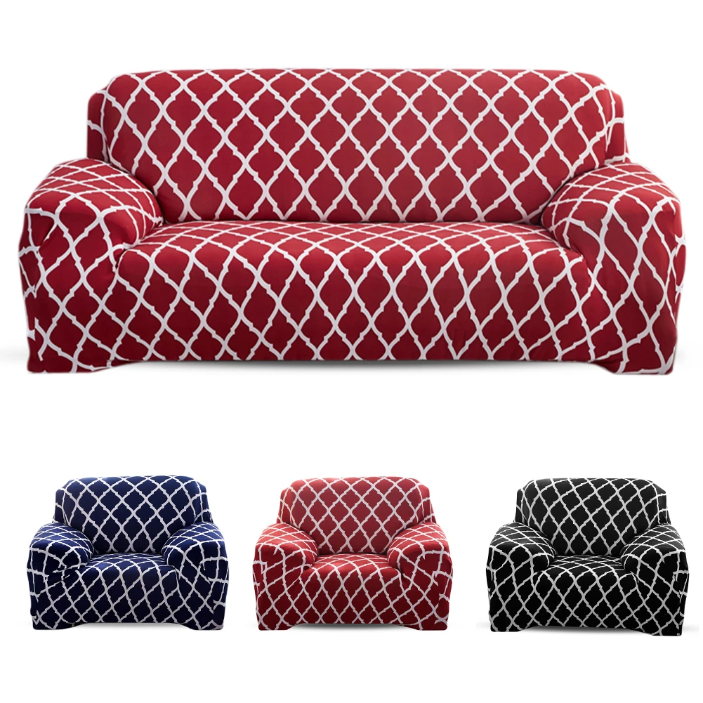 1/2/3/4 местный покрывала для дивана стрейч протектор мебели полиэстер Loveseat крышка кресла для Декор в гостиную