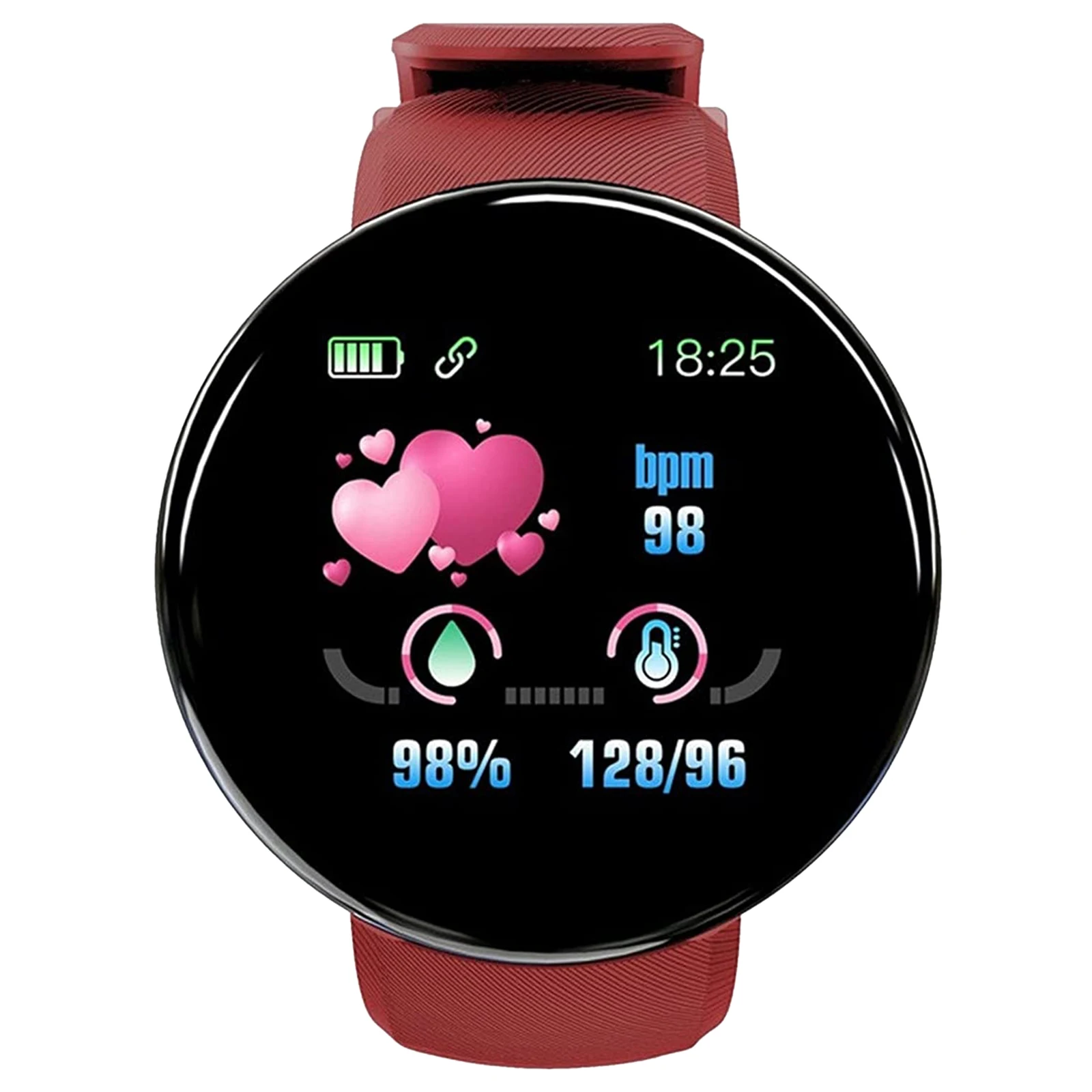 Smart Watch Fitness Tracker Watches Watch Heart Rate Monitor, IP65 Waterproof Digital Watch with Step Calories Sleep Tracker 
